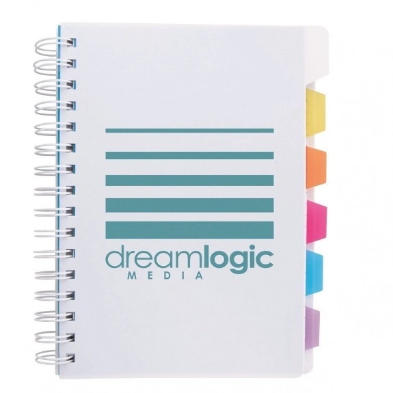 Multi-Subject Spiral Notebook with Color-Coded Index Tabs - Image 2