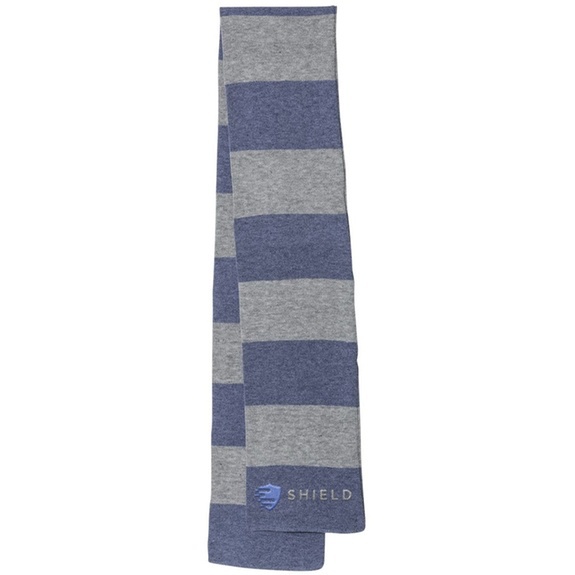 Classic Striped Knit Winter Scarf with Soft Feel - Image 19