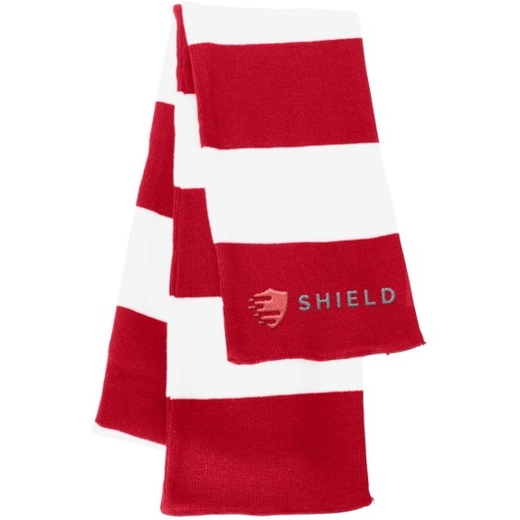 Classic Striped Knit Winter Scarf with Soft Feel - Image 7