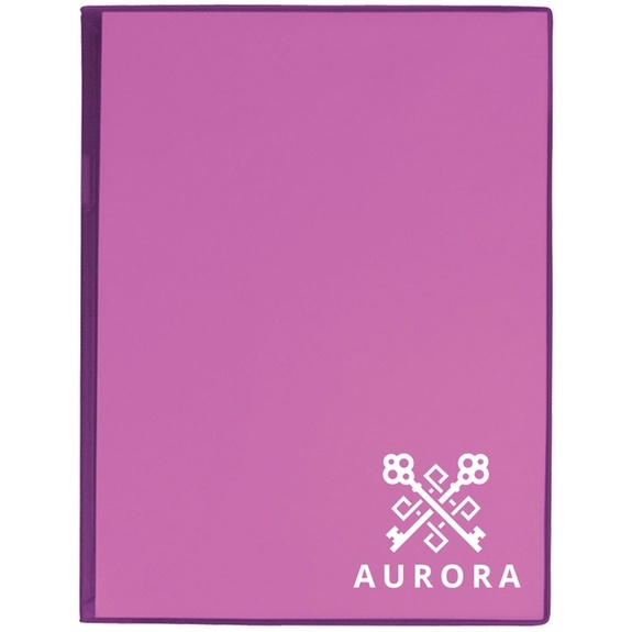 Professional Vinyl Portfolio Organizer with Lined Writing Pad - 9" x 12" - Image 11