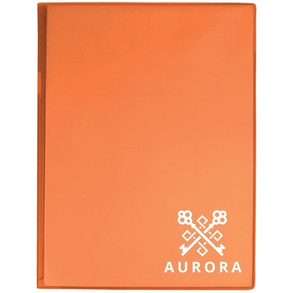 Professional Vinyl Portfolio Organizer with Lined Writing Pad - 9" x 12" - Image 13