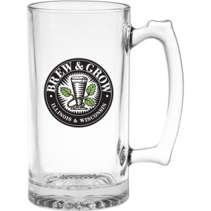 Classic Glass Sport Tankard with Thumb-Rest Handle - 25 oz.