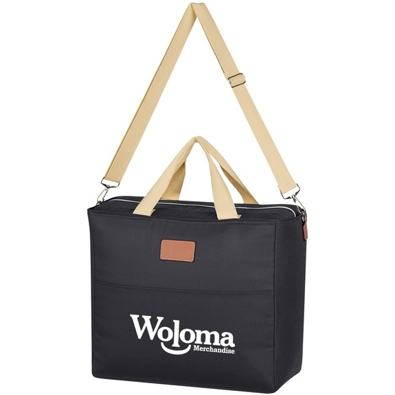 Insulated Outdoor Cooler Tote and Plush Stadium Blanket Leisure Set - Image 2