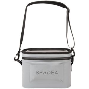 Heavy-Duty Tarpaulin 6-Can Insulated Cooler Bag with Adjustable Shoulder Strap
