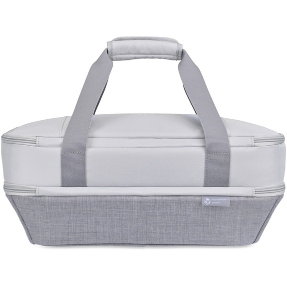 Dual-Layer Insulated Casserole Carrier - Recycled Fabric Food Tote - Image 2
