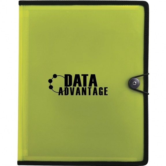 Professional Expandable Portfolio Organizer with Integrated Notepad - Image 2