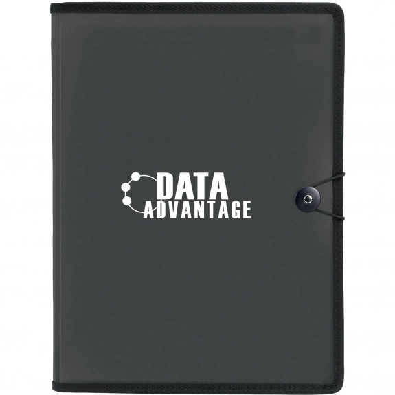 Professional Expandable Portfolio Organizer with Integrated Notepad - Image 3