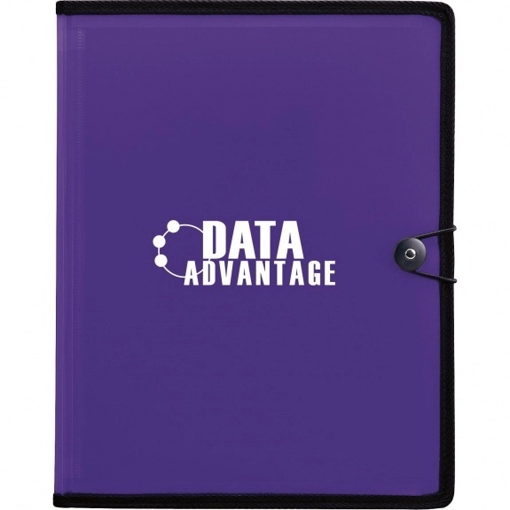 Professional Expandable Portfolio Organizer with Integrated Notepad - Image 6